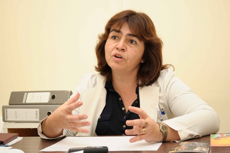Andrea Villalba-Jefa de infectología del Hospital Lencinas