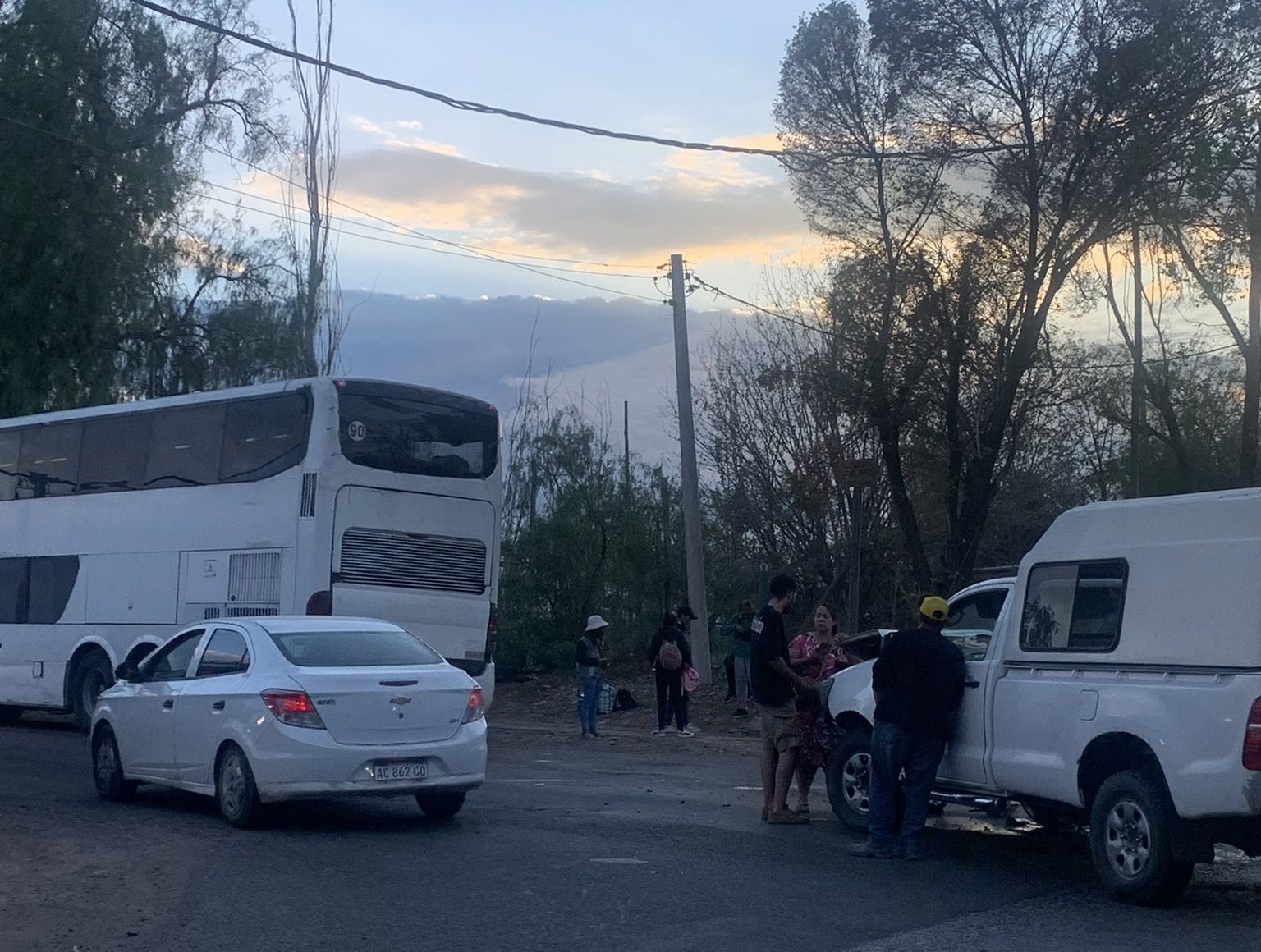 Móvil de LVDiez- Accidente de trámsito en Maipú, hay caos vehicular